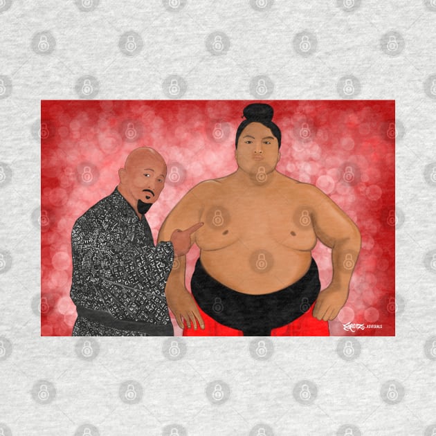 Yokozuna + Mr. Fuji by speciezasvisuals